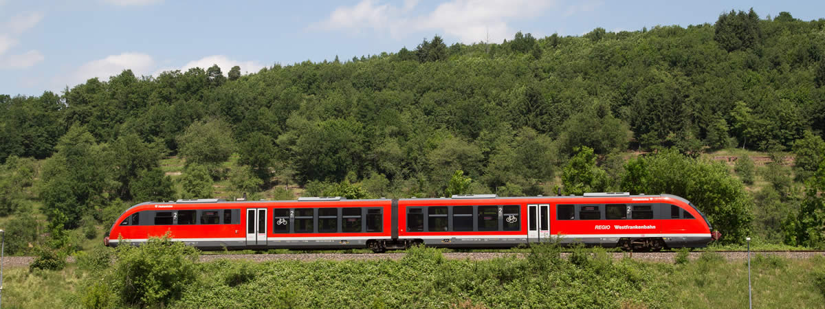 Westfrankenbahn unterwegs